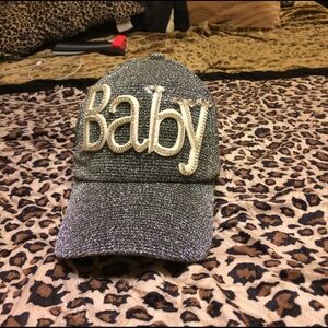Baby Phat Silver Glitter Cap